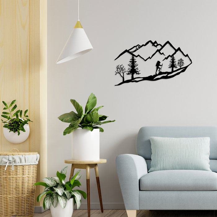 Wallity Mountain Climbing Escultura de pared